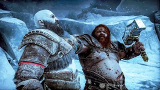 God of War Ragnarok - Thor Boss Fight (Kratos vs Thor)