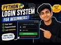 Python Login System for Beginners | Simple Authentication Project