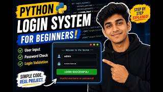 Python Login System for Beginners | Simple Authentication Project
