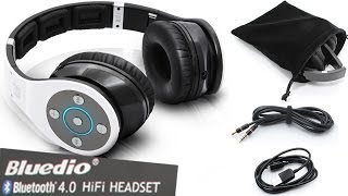 Bluedio R Bluetooth Stereo Headset HiFi Music Experience/ Wireless Headphones Pairing Review