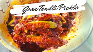 Goan Tendli (Ivy Gourd) Pickle / Achar | Goan Delicacy