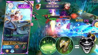 NEW META!!! GATOTKACA FULL HEAL BUILD😱 (HEALING HACK) | GATOTKACA BEST BUILD | MOBILE LEGENDS