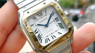 [Rất Đẹp] Cartier Santos de Cartier Medium W2SA0007 | ICS Authentic 0982298881