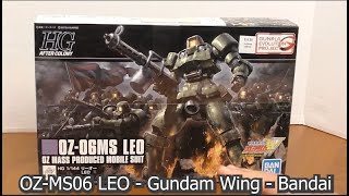 REVIEW - OZ-06MS LEO - OZ Mass Production Mobile Suit - by Bandai