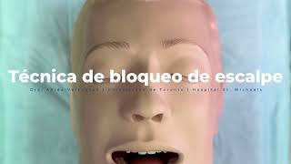 Tecnica de Bloqueo de Scalp - Dra. Ahida Velázquez Castillo