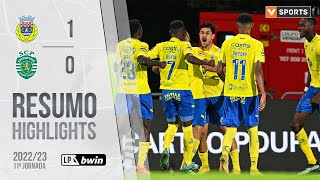 Highlights | Resumo: FC Arouca 1-0 Sporting (Liga 22/23 #11)