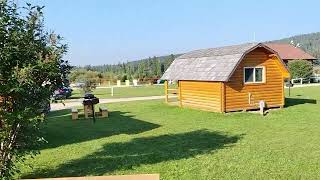 Inside a Cabin in KOA Campground in Hinton Canada