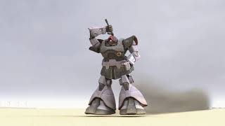 3DCGでガンダムワールド『3DCGでドム作る ドム、抜刀パート（改）』【GUNDAM CG FACTORY】