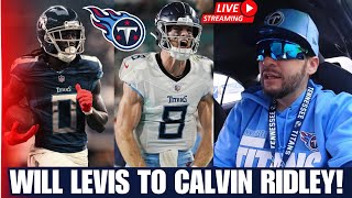 Titan Anderson is LIVE! 🚨 WILL LEVIS & CALVIN RIDLEY! Tennessee Titans NFL FREE AGENCY LIVESTREAM