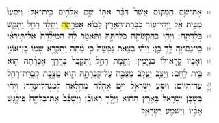 Torah Reading - Genesis Chapter 35 (HD)