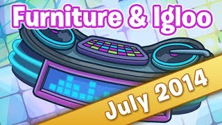 Club Penguin - Furniture \u0026 Igloo Catalog Cheats  July 2014