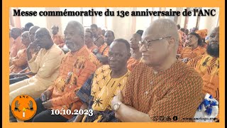 Messe commémorative du 13e anniversaire de l'ANC à la Cathédrale Sacré-cœur de Jésus à Lomé.