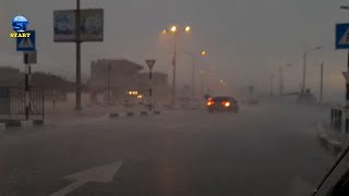 Hailstorm hits Gaza City, Palestine