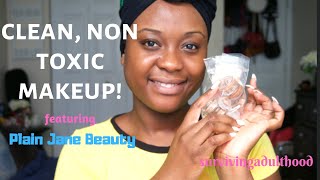 Natural Non Toxic Makeup! Plain Jane Beauty #greenbeauty