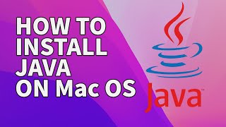 How to install java on mac m1 Install JDK