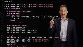 Image understanding: unsupervised learning: clustering: k-means implementation