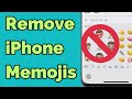 Memoji iPhone Stickers - DO THIS to Remove Them