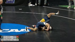 174lbs Mickey O'Malley (Drexel) vs Rocky Jordan (Chattanooga)