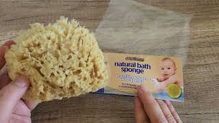 Baby Buddy Natural Wool Sea Sponge Review | BEST BABY SPONGE?