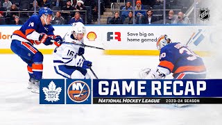 Maple Leafs @ Islanders 12/11 | NHL Highlights 2023