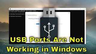 USB Ports Are Not Working in Windows 11/10 [Solution]