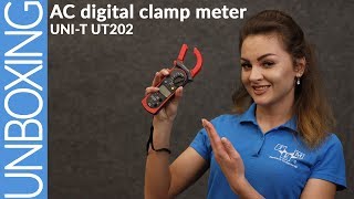 UT202 UNI-T - AC digital clamp meter - UNBOXING