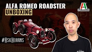 Alfa Romeo 8C 2300 Roadster Unboxing | Italeri | #askHearns