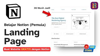 🔥 Tutorial Membuat Landing Page dengan Notion (GRATIS)