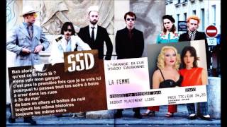 La Femme ("Mystère", "Psycho Tropical Berlin") : "SSD" live, 2 décembre 2016 à Eaubonne (95).