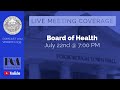 Board of Health 7/22/24