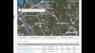 How to use Map Search to Find New Homes in Fairfax County