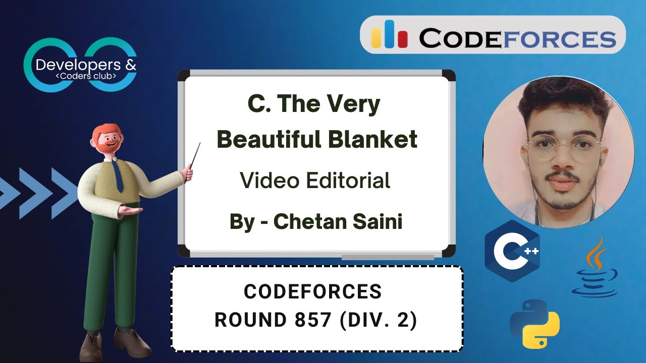 C. The Very Beautiful Blanket | Codeforces Round 857 (Div. 2 ...