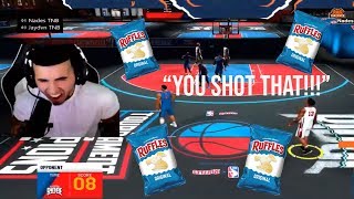 NADEXE vs GRINDING DF!! *NADEXE RAGES AFTER TEAMMATES SELL HIM - RUFFLES EVENT MATCHUP! NBA 2K20 *
