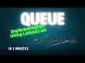Queue Implementation Using Linked List in Python | Queue Operations Explained | DSA Using Python
