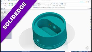 Kolben - Piston (7 cylinder radial engine) - SolidEdge 2022 Training - Part Design