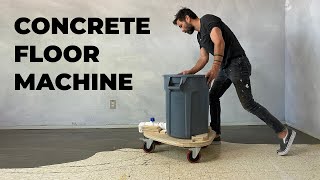 Concrete Floor Over Tile | EASY Self Leveling Concrete Floor