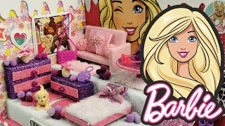 DIY • Pink Barbie House 🏡 How to build a cardboard dollhouse?