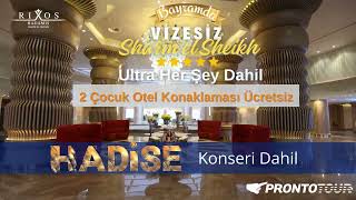 Bayramda Hadise Konseri ve Rixos Konforu