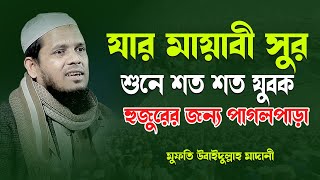 যার মায়াবী সুর শুনে শত শত যুবক পা*গল।। মুফতি উবাইদুল্লাহ মাদানী