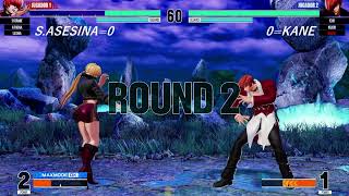 K.O.F. XV - SHERMIE ASESINA [Shermie, Athena, Leona] Vs KANE [Ángel, Iori, Kukri]