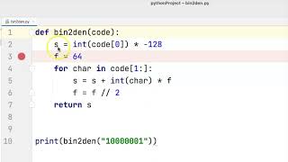 Using PyCharm Debugger Tools and Breakpoints