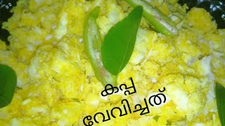 നാടൻ പച്ച കപ്പ വേവിച്ചത് / Kappa ഉലർത്തിയത് / Tapioca dry fry || Taste of mania |kerala style recipe