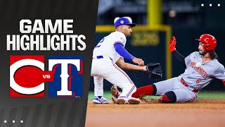 Reds vs. Rangers Game Highlights (4/27/24) | MLB Highlights