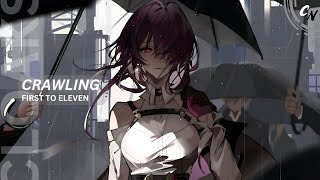 Nightcore - Crawling | (lyrics)