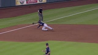 MIN@KC: Nunez lays out to catch screaming line drive