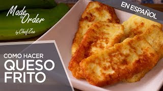 Como Hacer Queso Frito | Recetas Dominicanas | A La Orden | Chef Zee Cooks