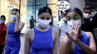 Alia Bhatt Looks Spooked Returning Mumbai Amidst As NCB Raiding More Celebs Lyk Ananya Pande Sharukh