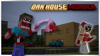 I Survived The HARDEST Minecraft Horror Map! (Oak House Murder) Multiplayer Minecraft Horror Maps