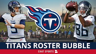 Titans Cut Candidates: 7 Notable Players On Roster Bubble Entering Training Camp Ft. Logan Woodside