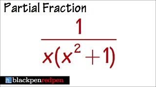 partial fraction for 1/(x(x^2+1))